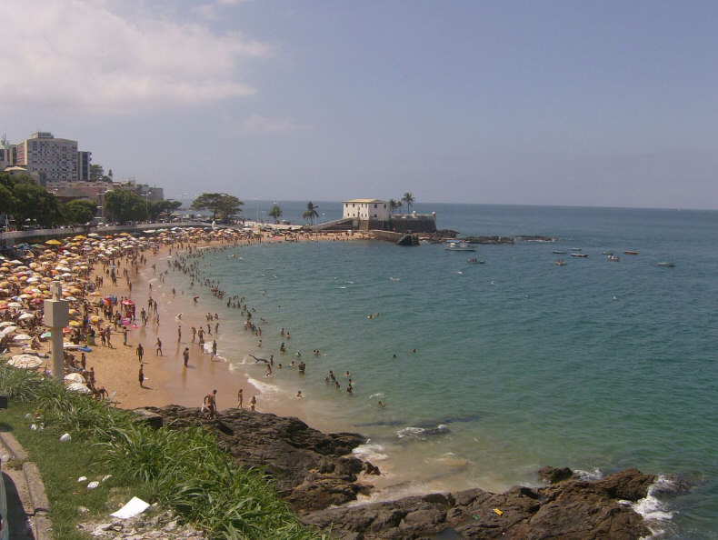 Porto da Barra beach Brazil