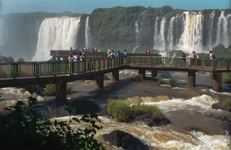 Walking Brazil Water Falls in Rio, Paraty - Iguazu Falls