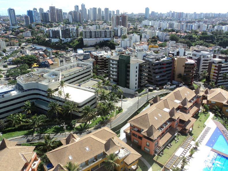 Skyline of Salvador Brazil during daytime