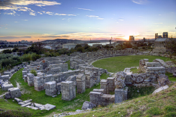 Ancient Roman Ruins in Salona