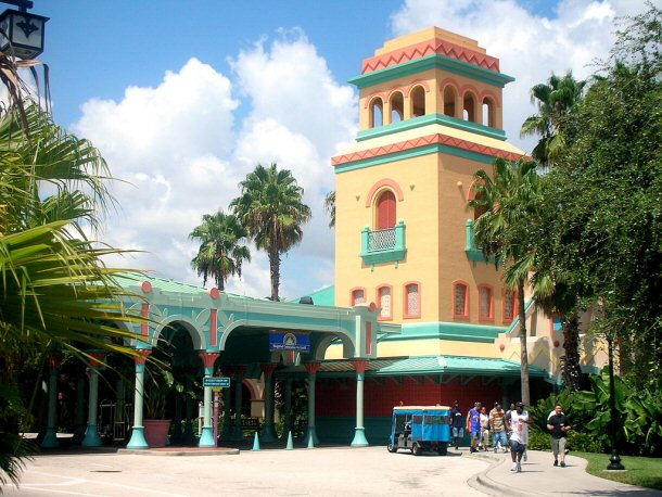 The Caribbean Beach Resort in Disney World.