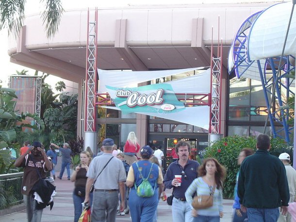 Club Cool in Disney World's Epcot has many flavors of Coca-Cola from around the world. 