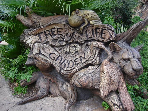 When you go out the left exit, it leads you through the Tree of Life Gardens and guests who use this exit often have great animal encounters here.