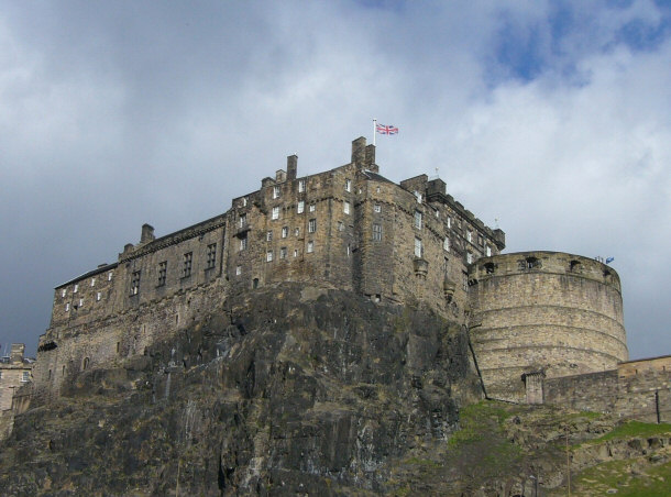 Edinburgh Castle from West Port