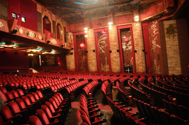 Ornately Appointed Interior of Grauman's Chinese Theater - Hollywood, CA