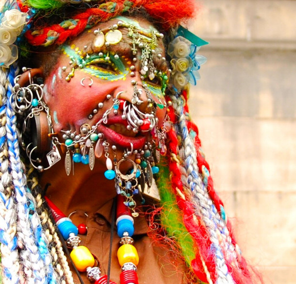 World's Most Pierced Woman Elaine Davidson