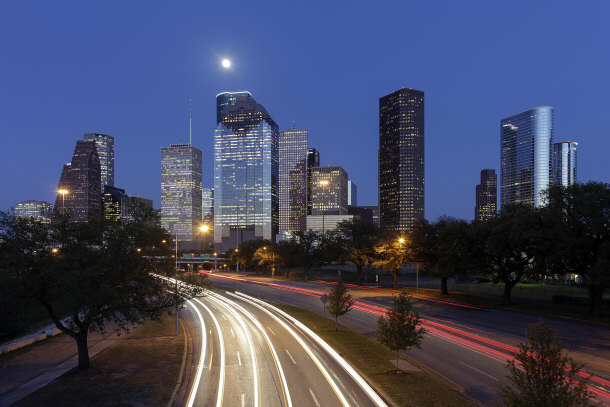 Houston Skyline at Night