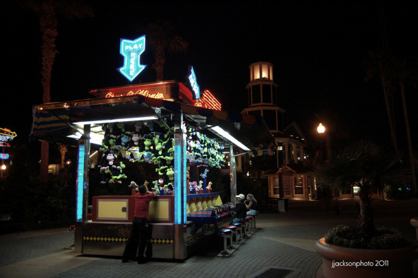 Kemah Boardwalk After Dark