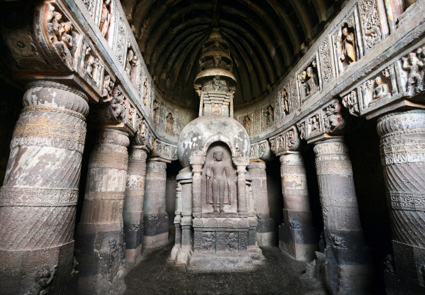 Inside the Ajanta Caves