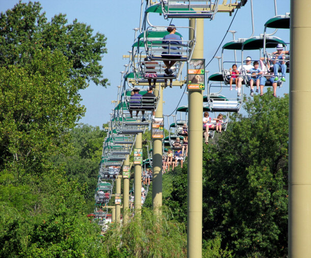 Overhead Tram at The Kansas City Zoo