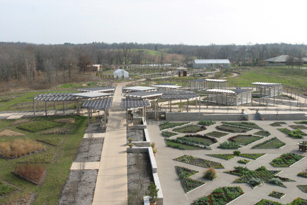 Overhead View of a Portion of the Powell Gardens