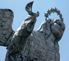 La Virgen de Quito Statue