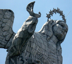 La Virgen de Quito Statue