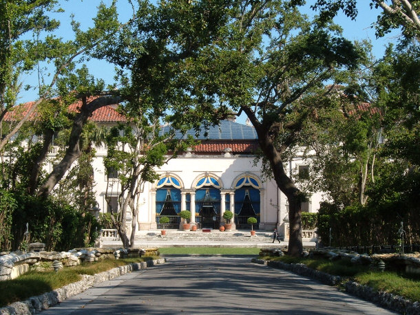 Entrance for Villa Vizcaya, Coconut Grove, FL