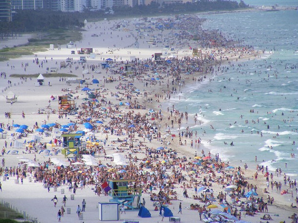 South Beach During Spring Break