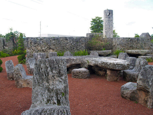 Coral Castle Dining Room Table Set: