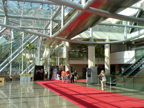 Interior of the Grimaldi Forum