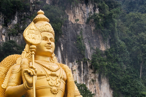 Murugan Statue Up Close