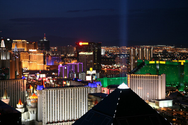 Las Vegas Lights by Malcolm Carlaw, on Flickr Las Vegas at night