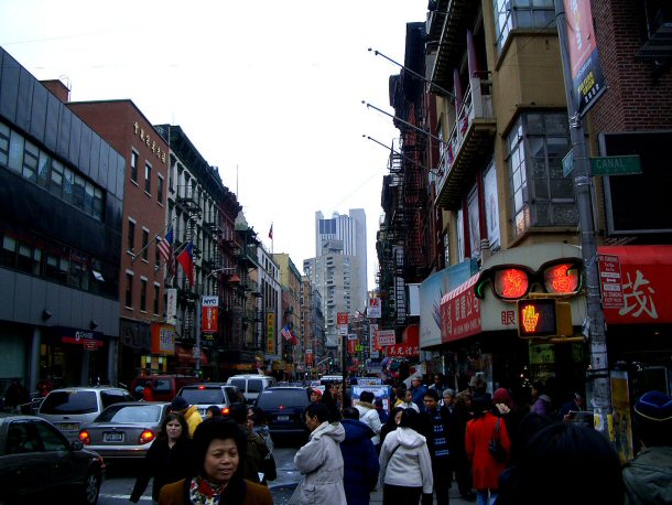 The streets of Chinatown