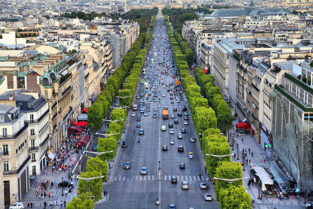 Champs Elysees Paris France