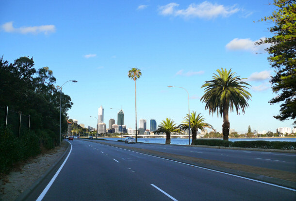 Driving in Perth