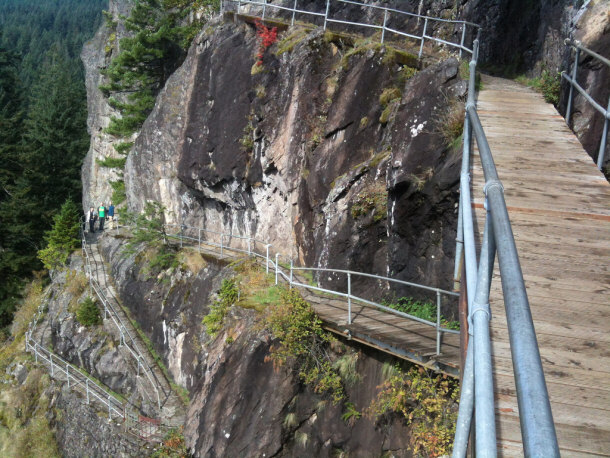 Hiking Beacon Rock in Portland