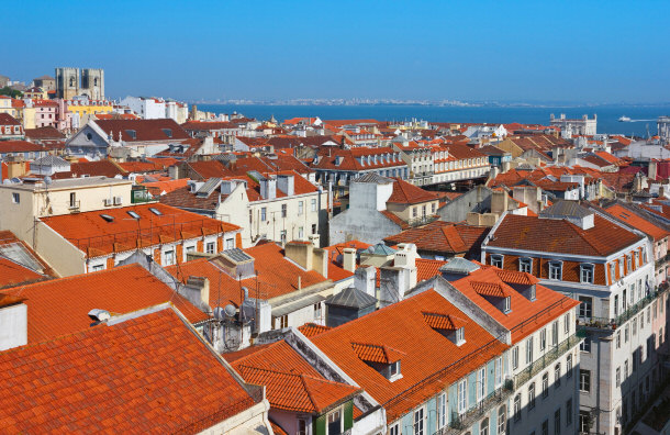 Baixa City Center of Lisbon