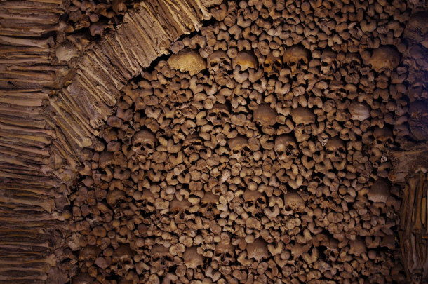 Detail of the Wall in the Chapel of Bones