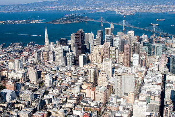 Ariel View of Downtown San Francisco