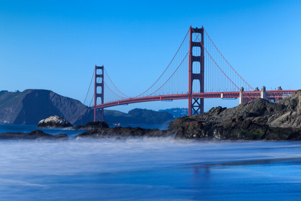 View of the Golden Gate Bridge from the Park