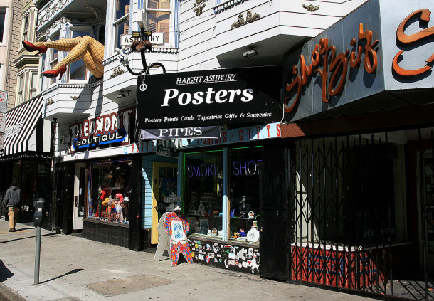 Haight and Ashbury Street Shops
