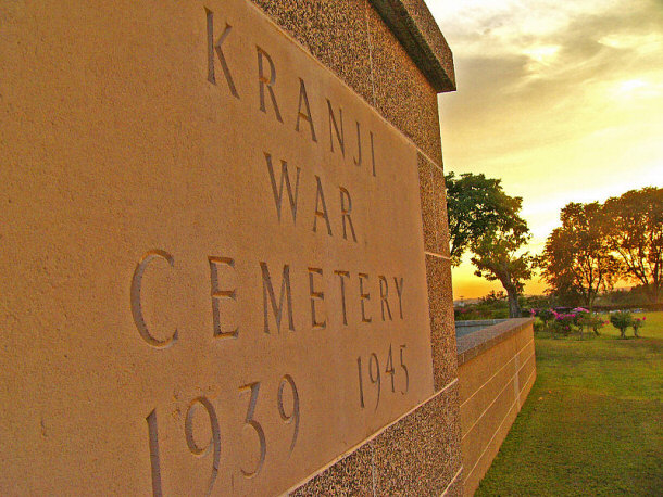 Sign On Grounds of the Kranji War Cemetery