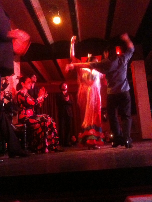 Seville is home to several tablaos, which are major venues for choreographed flamenco dancing. 