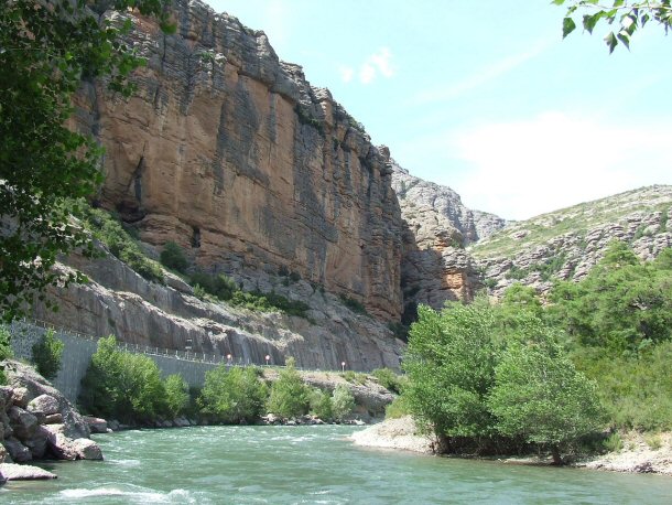 Noguera Pallaresa is a fun place to raft.