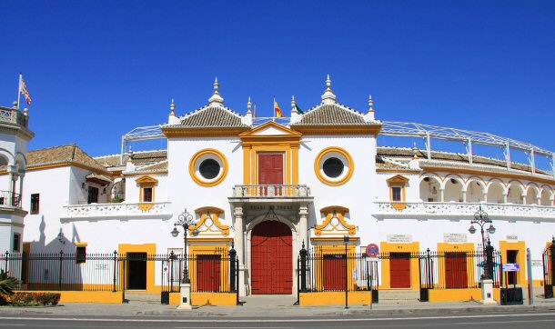 Plaza de la Maestranza in Seville, Spain.