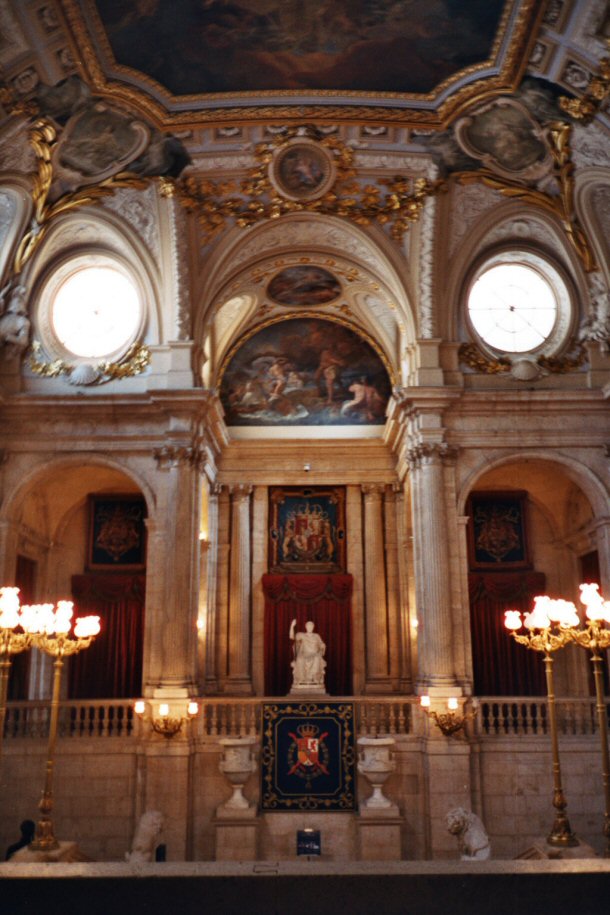 Staircase in the Royal Palace in Madrid