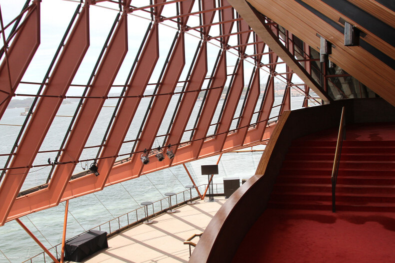 Foyer of the Opera Theatre in the Eastern Wing of the Sydney Opera House