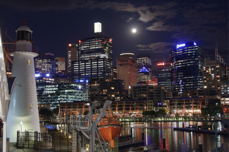 Darling Harbor at Night