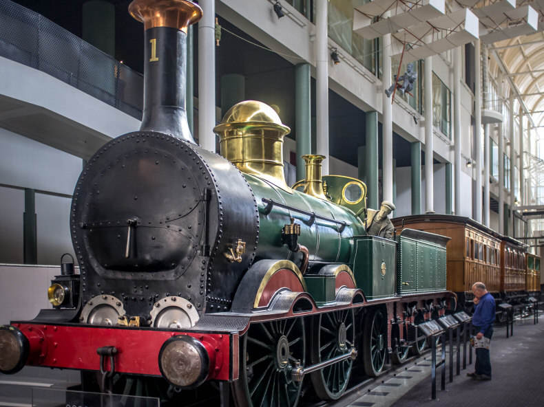 Remaining Portion of Train Exhibit at Powerhouse Museum