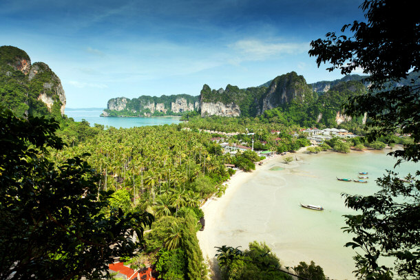 Railay Beach Krabi Thailand