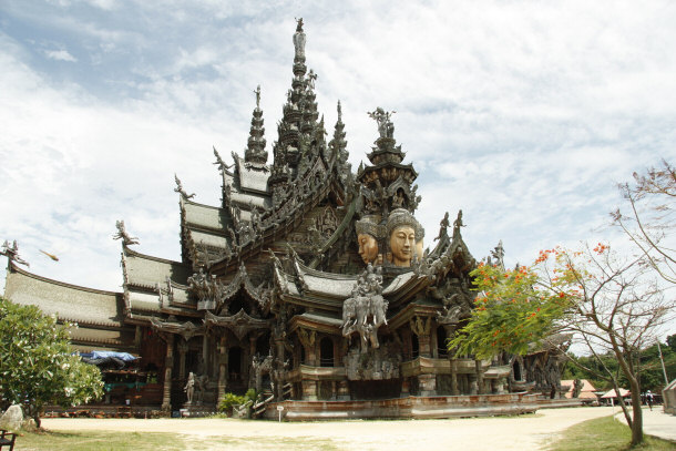 Thailand, Pattaya, Sanctuary of Truth Temple
