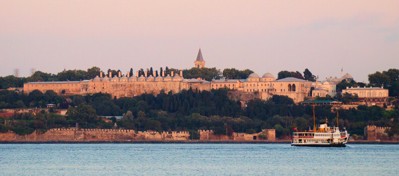 Topkapi Palace and the Golden Horn at Sunrise