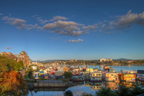 Fisherman's Wharf at Victoria, B.C.