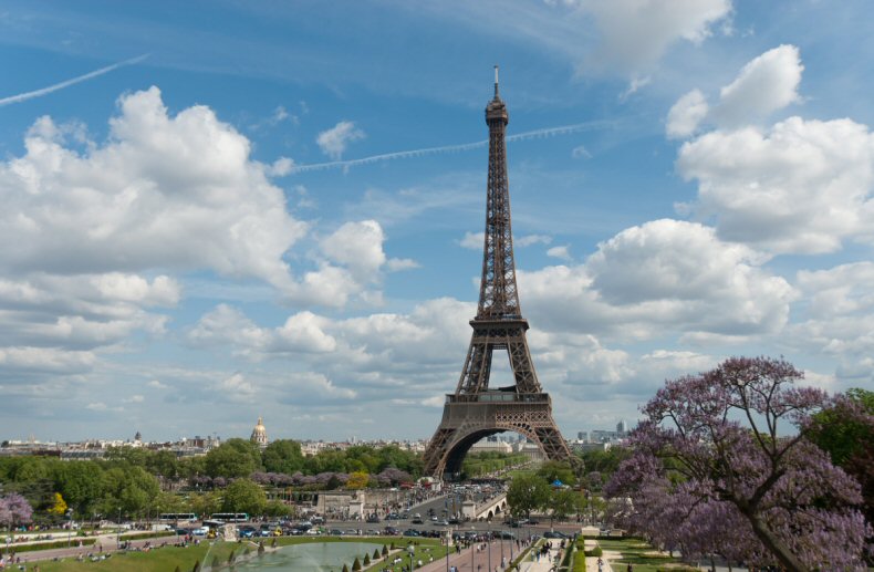 Paris is often called the city of love because of the romantic settings portraying pretty lights and romantic cafs.