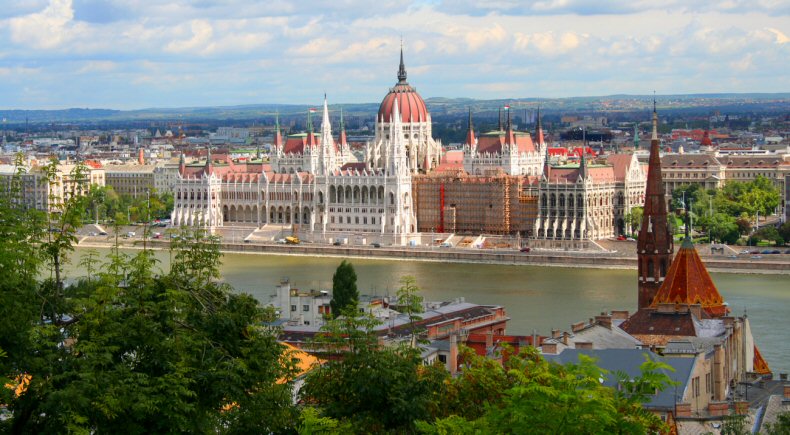 Budapest is the capital of Hungary and it's split into two cities by the Danube River, which is one of the most famous European rivers.