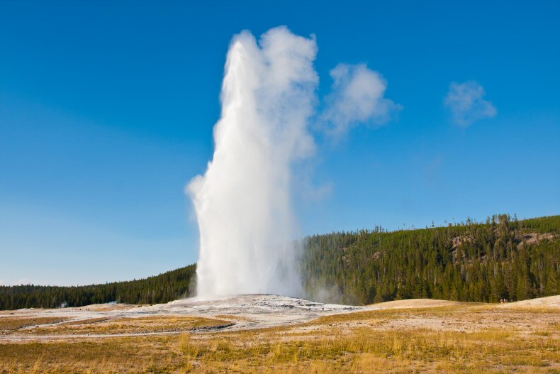 Old Faithful at Yellowstone National Park