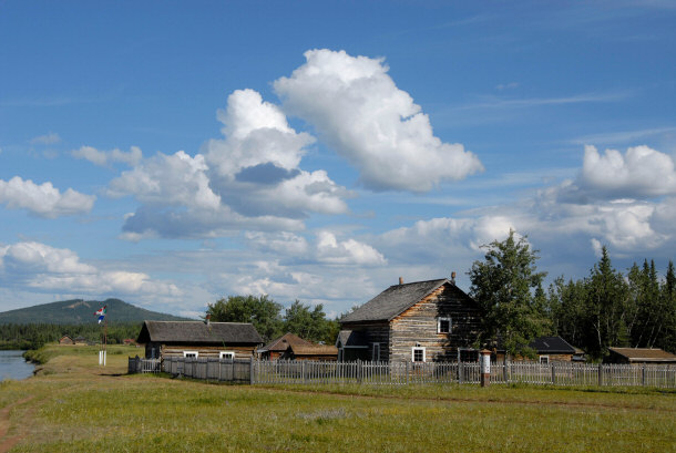 Historic Buildings at Fort Selkirk: