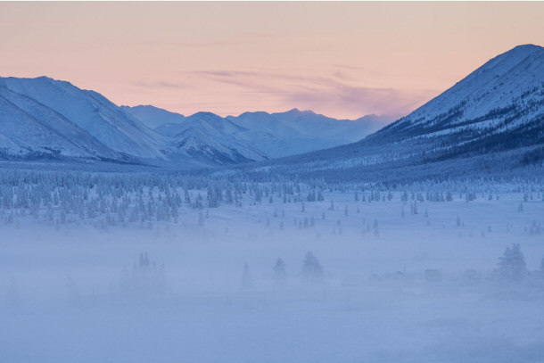 Near Oymyakon in Yakutia, Russia