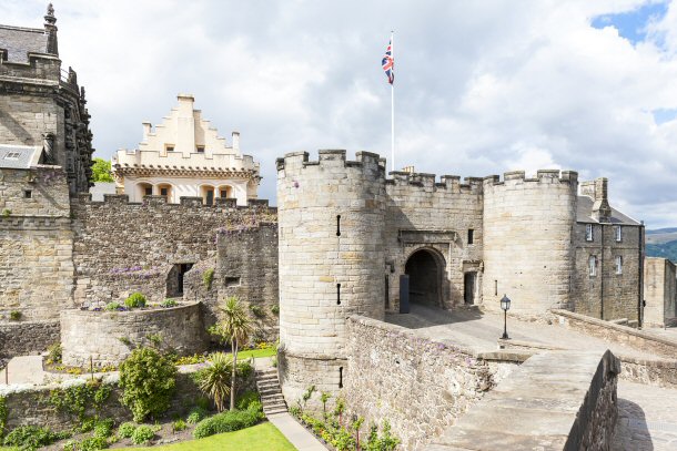 Stirling Castle is located in Stirling, Scotland and is considered one of the largest castles in the country.